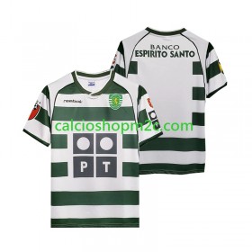 Sporting CP 2001-2003 Retro Maglia Prima Manica Corta